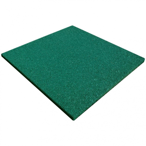 Резиновая плитка 50х50х1 см зеленая от магазина ЛесКонПром.ру