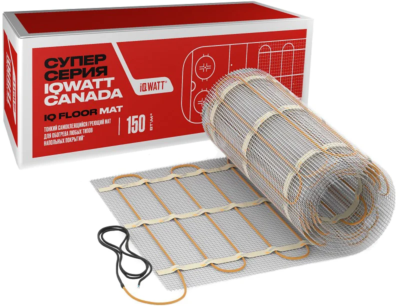 Теплый пол IQ Watt Floor mat 8,0 от магазина ЛесКонПром.ру