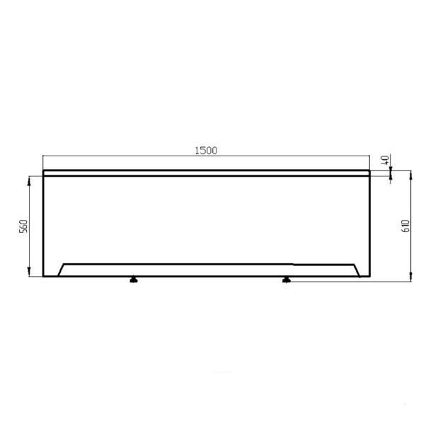 Панель для ванны AQUATEK Лайма 150 см от магазина ЛесКонПром.ру