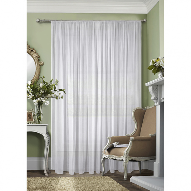 Штора-тюль Арчи 500х270 см белая от магазина ЛесКонПром.ру