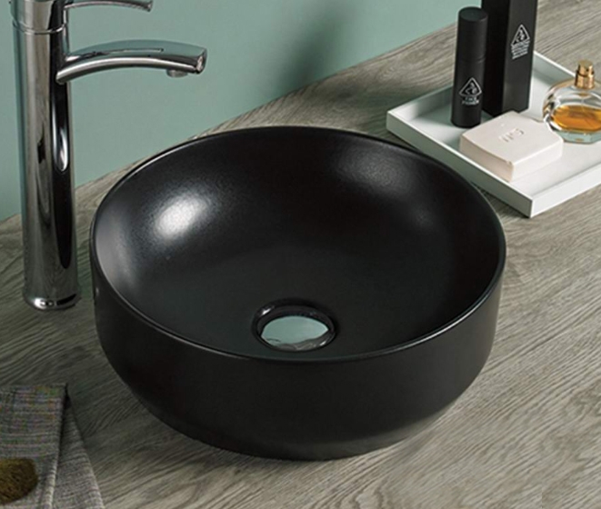 Раковина-чаша CeramaLux 35 7078DMB Черная от магазина ЛесКонПром.ру