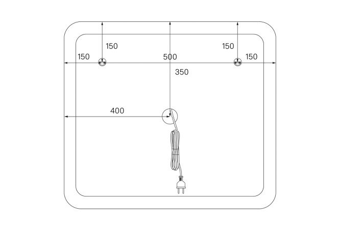 Зеркало с подсветкой IDDIS Esper 80548806 от магазина ЛесКонПром.ру
