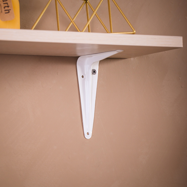 Кронштейн Практик125х100 мм белый от магазина ЛесКонПром.ру