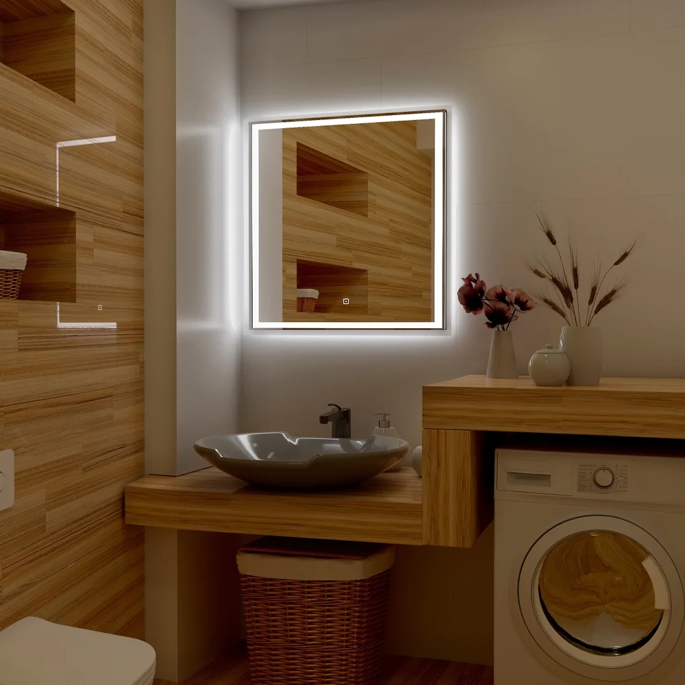 Зеркало Art&Max Monza 80х80 от магазина ЛесКонПром.ру