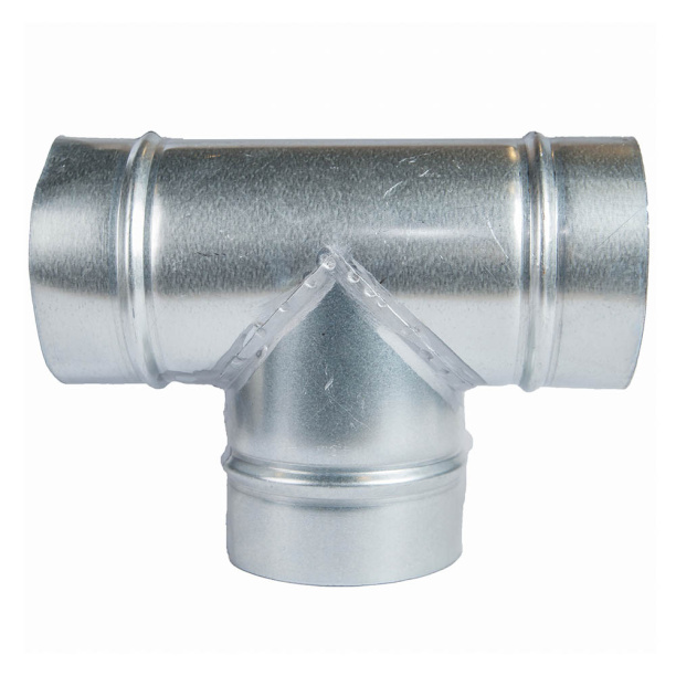 Тройник оцинкованный 125/125 от магазина ЛесКонПром.ру