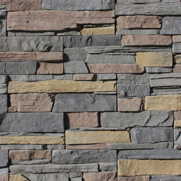 Фасадная плитка Эльбрус 363 серый упаковка 0,48 м2 от магазина ЛесКонПром.ру