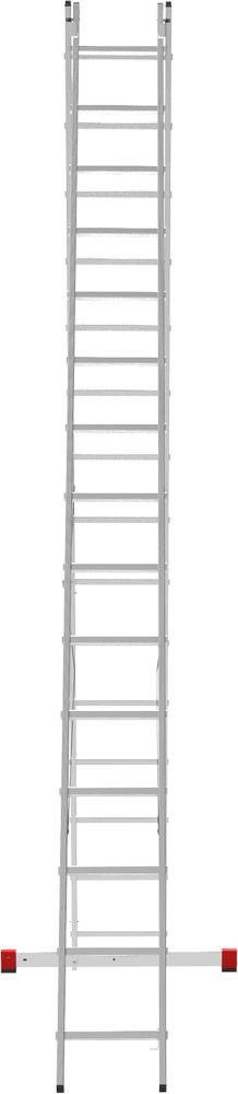 Лестница алюминиевая двухсекционная профессиональная Новая Высота 2x12 арт. 3220212 от магазина ЛесКонПром.ру