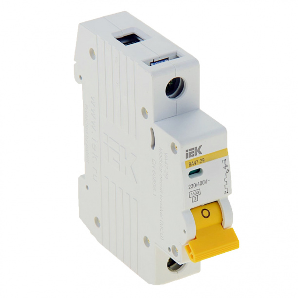 Выключатель автоматический IEK 1п 32 А В от магазина ЛесКонПром.ру