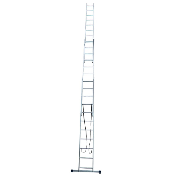 Лестница алюминиевая STAIRS трехсекционная 33 ступени от магазина ЛесКонПром.ру