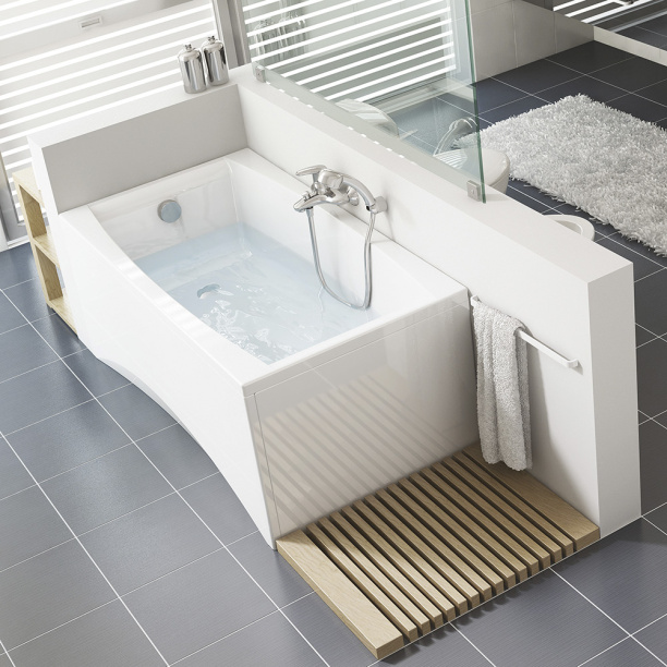 Акриловая ванна Cersanit Virgo 150х75 см от магазина ЛесКонПром.ру