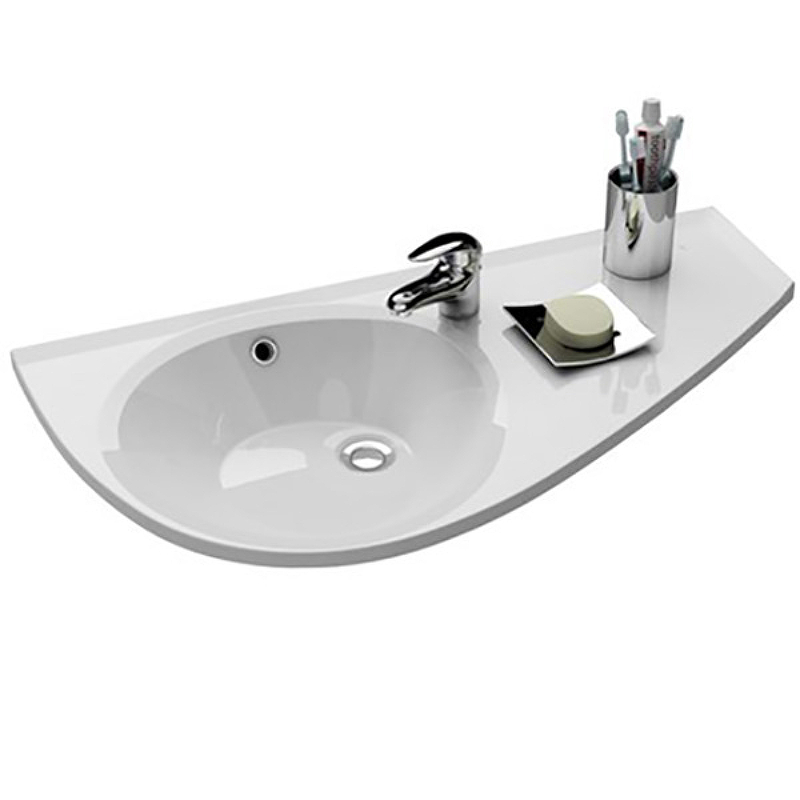 Раковина Ravak Avocado 85 P XJ1P1100000 Белая от магазина ЛесКонПром.ру