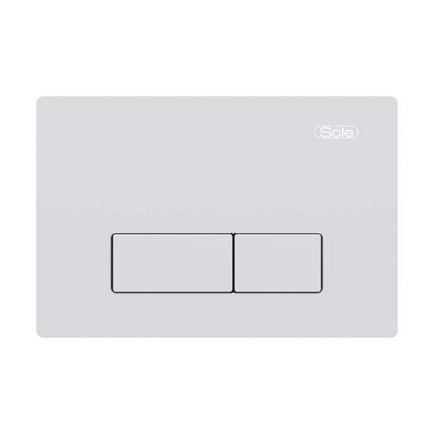 Кнопка для инсталляции SOLE хром от магазина ЛесКонПром.ру