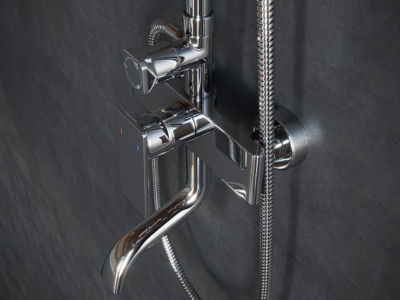 Душевая система Laguraty 17054 Хром от магазина ЛесКонПром.ру