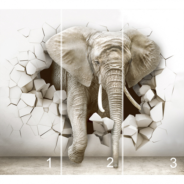 Фотообои флизелиновые Нежданный гость 300х270 см от магазина ЛесКонПром.ру