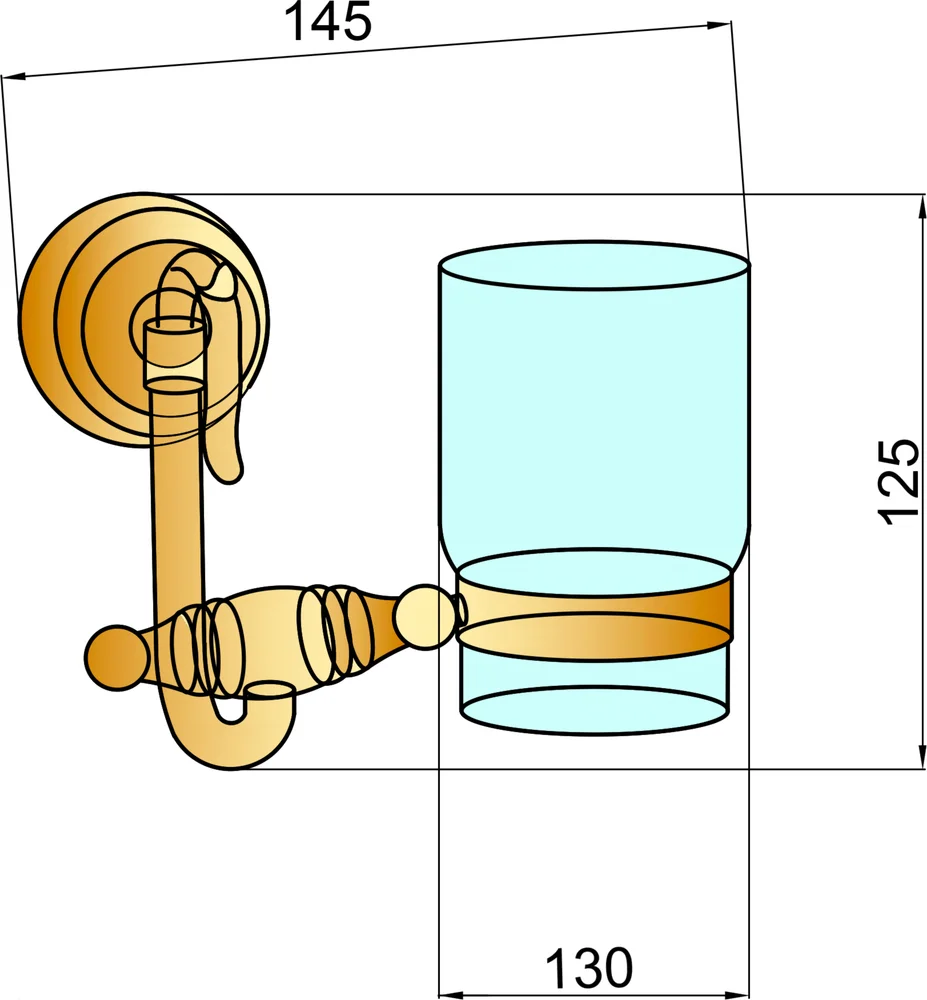 Стакан Boheme Medici 10604 от магазина ЛесКонПром.ру