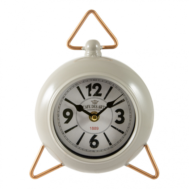 Часы настольные 21х15 см цвет бежевый от магазина ЛесКонПром.ру