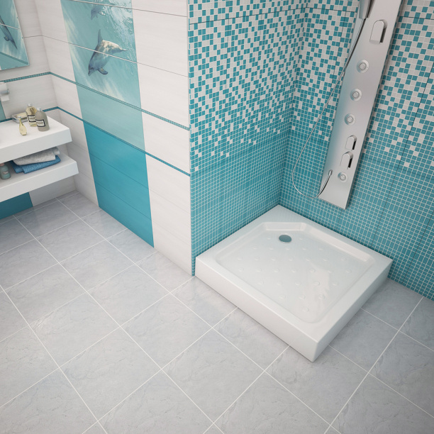 Душевой поддон МЕТАКАМ Universal N 90х90 см квадратный от магазина ЛесКонПром.ру