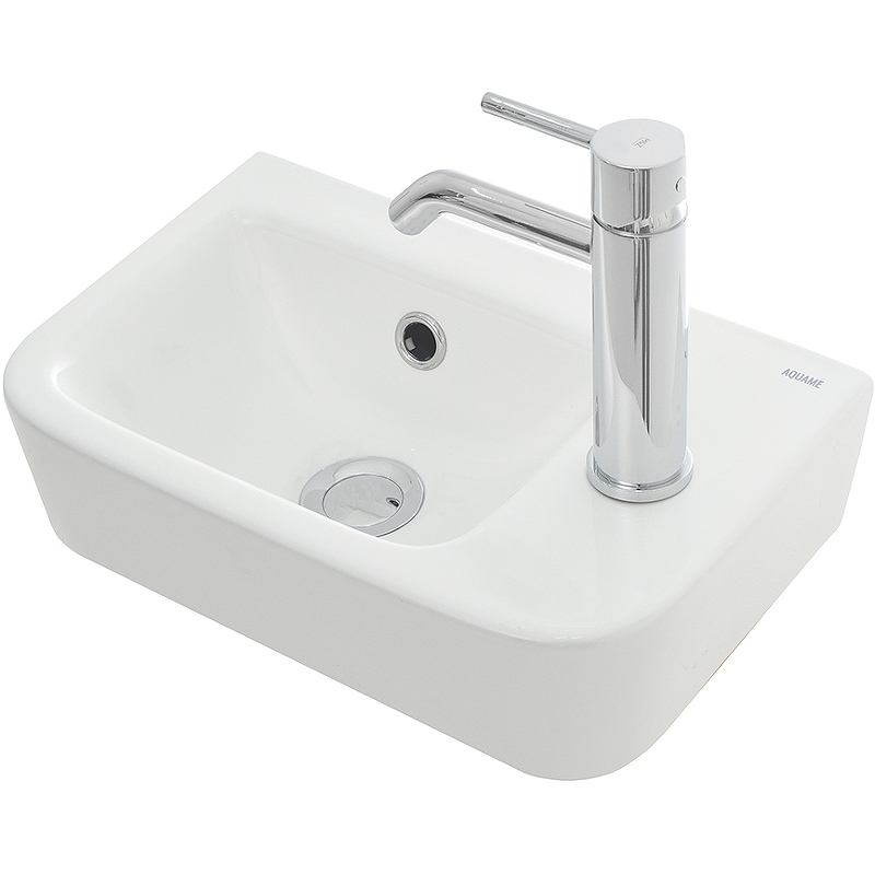 Раковина AQUAme 38 R AQM5006R Белая глянцевая от магазина ЛесКонПром.ру