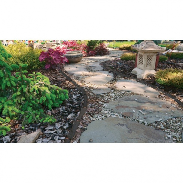 Бордюр Камешки 75х12,7 см черный от магазина ЛесКонПром.ру