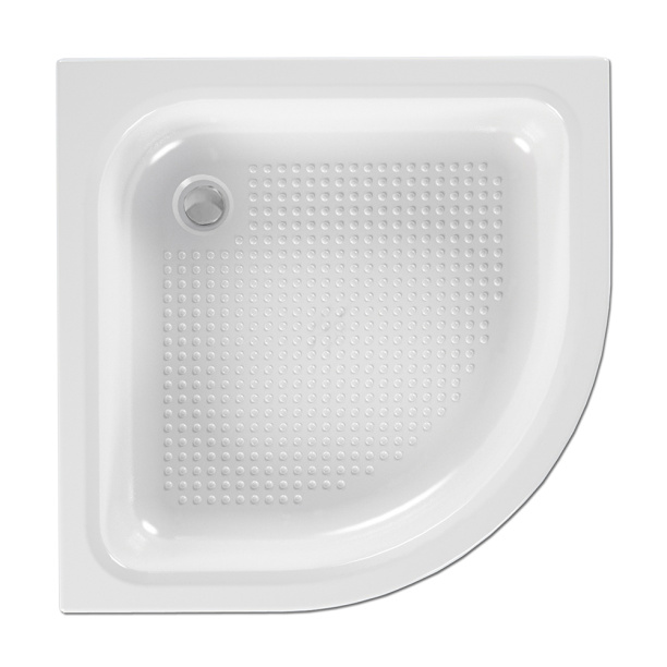 Душевой поддон МЕТАКАМ Classic S 80х80 см полукруглый от магазина ЛесКонПром.ру