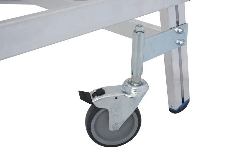 Односторонняя передвижная лестница с платформой STABILO 8 ступеней KRAUSE арт.820181 от магазина ЛесКонПром.ру