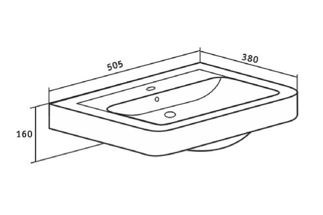 Умывальник встраиваемый сверху Mini 80538157 от магазина ЛесКонПром.ру