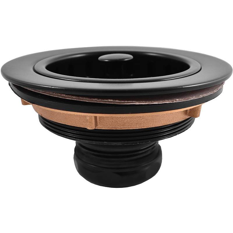 Донный клапан Rav Slezak MD0819CMAT Черный матовый от магазина ЛесКонПром.ру