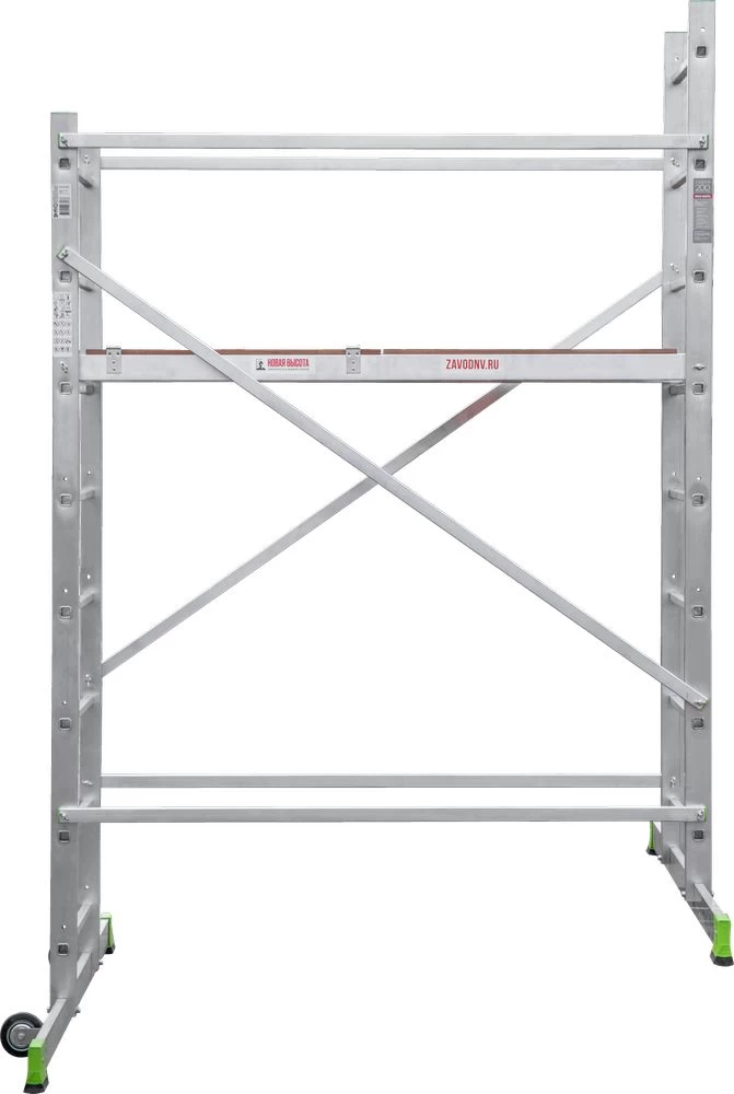 Алюминиевая Вышка-тура НОВАЯ ВЫСОТА с рабочей высотой до 3,3 м. Арт. 2410208 от магазина ЛесКонПром.ру