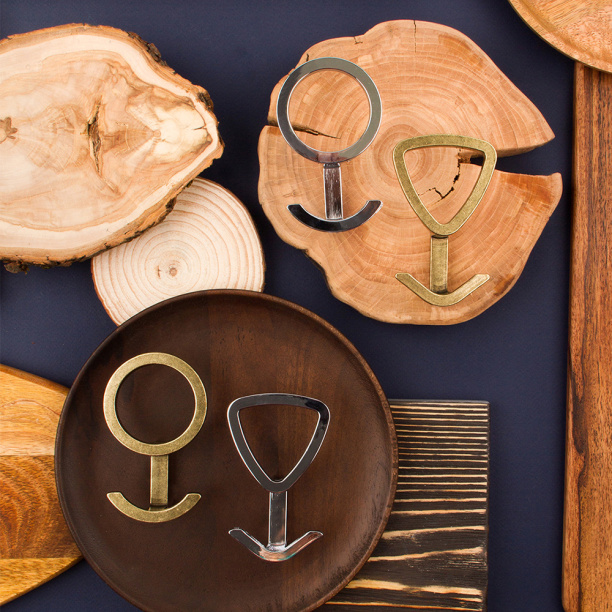 Крючок мебельный KERRON 0240 хром глянец от магазина ЛесКонПром.ру