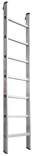 Лестница алюминиевая односекционная приставная индустриальная Новая Высота  1х7 арт. 5210107 от магазина ЛесКонПром.ру