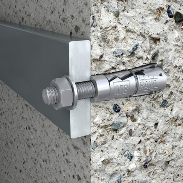 Анкер четырёхсегментный + гайка + шпилька D8х125 мм Rawlplug от магазина ЛесКонПром.ру