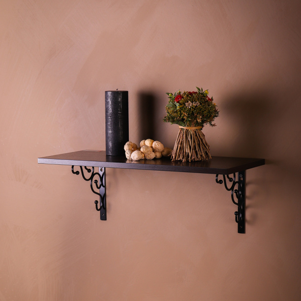 Кронштейн Лиана 200х200 мм черный от магазина ЛесКонПром.ру