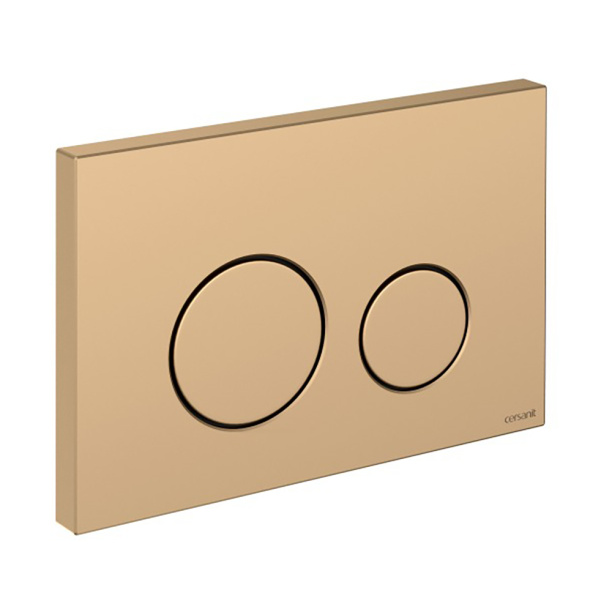 Кнопка для инсталляции Cersanit TWINS золото от магазина ЛесКонПром.ру