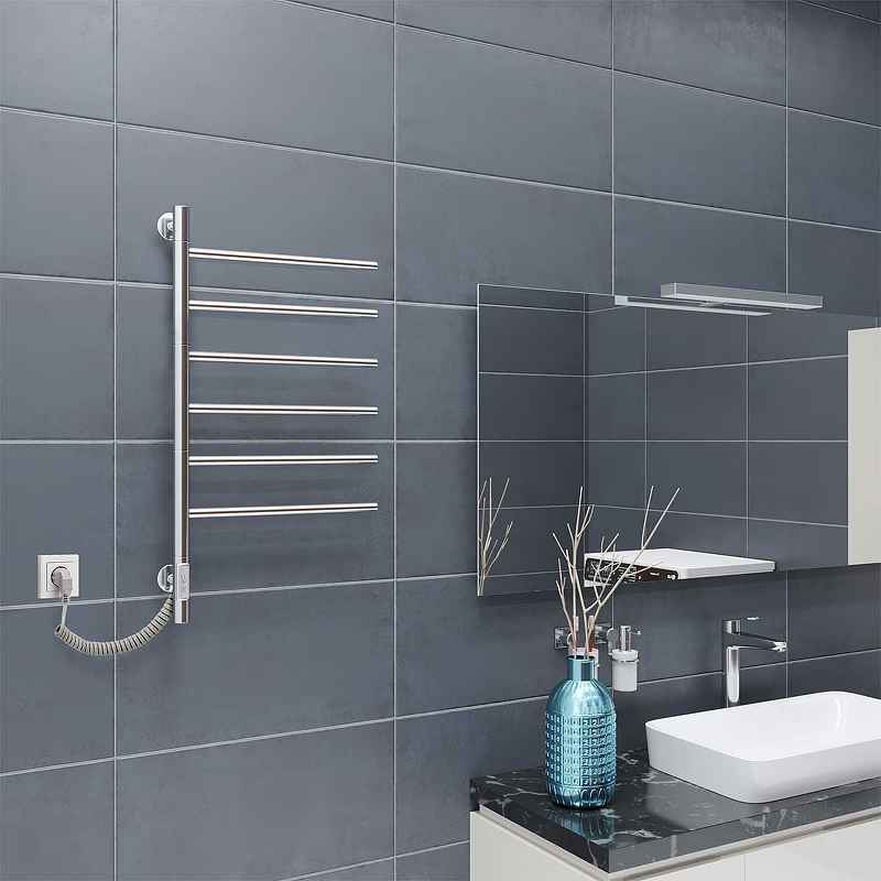 Электрический полотенцесушитель Vincea 43х80 VTD-1S2CE Хром от магазина ЛесКонПром.ру