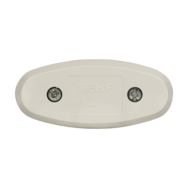 Выключатель для шнура EKF 6А белый от магазина ЛесКонПром.ру