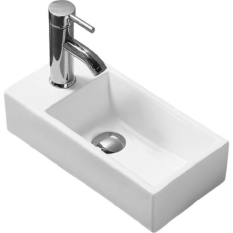 Раковина CeramaLux 40 9048DR Белая от магазина ЛесКонПром.ру