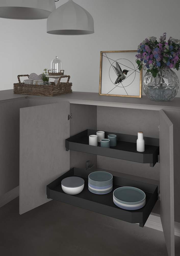 Внутренняя выдвижная полка PREZENTA PRO 119PRO900021ST от магазина ЛесКонПром.ру