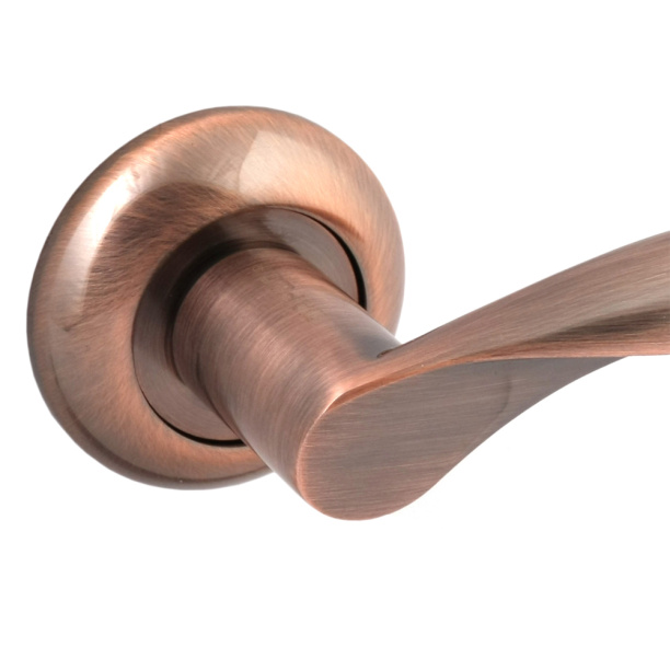 Дверные ручки Megapolis London 0820 медь от магазина ЛесКонПром.ру