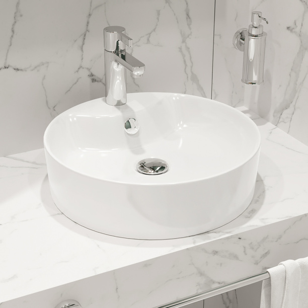 Раковина на столешницу SANITA LUXE Best Shelf d43 см от магазина ЛесКонПром.ру