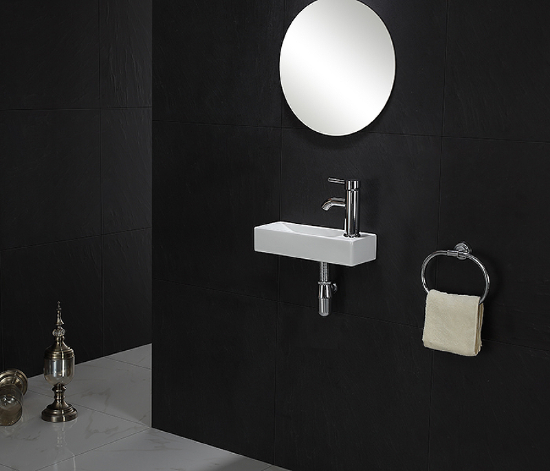 Раковина CeramaLux 38 9048FL Белая от магазина ЛесКонПром.ру