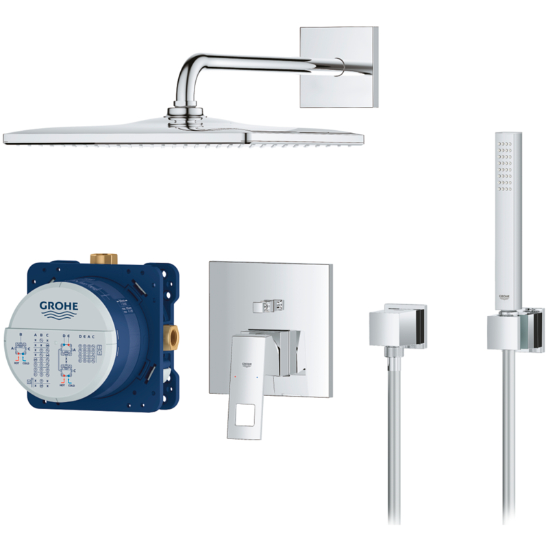 Душевая система Grohe Eurocube 25238000 Хром от магазина ЛесКонПром.ру