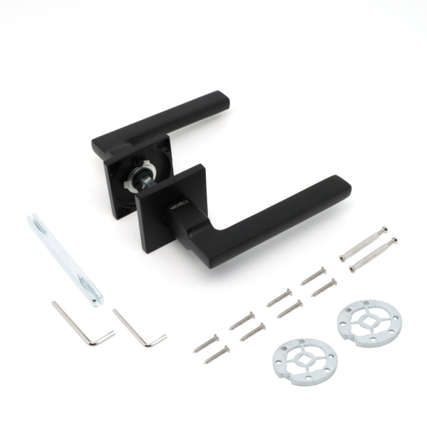 Дверные ручки Фабрика замков 04 золото от магазина ЛесКонПром.ру