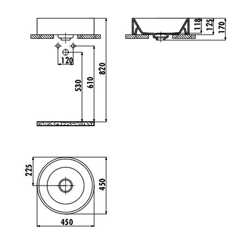 Раковина-чаша Creavit Mina 45 MN146-00CB00E-0000 Белая от магазина ЛесКонПром.ру