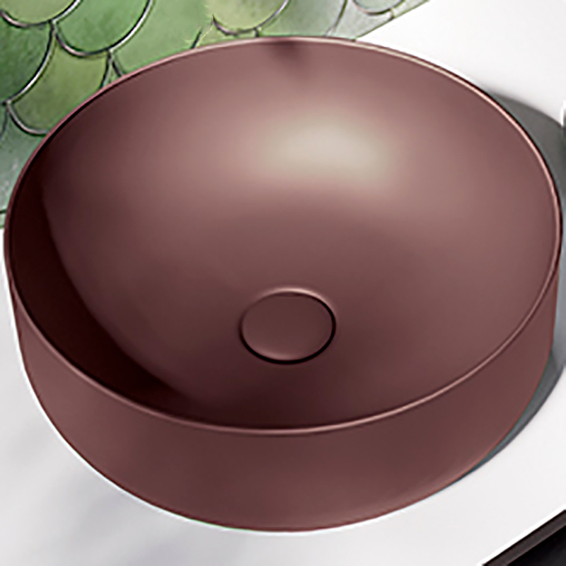 Раковина-чаша Kerasan Nolita 40 534475 Borgogna matt от магазина ЛесКонПром.ру