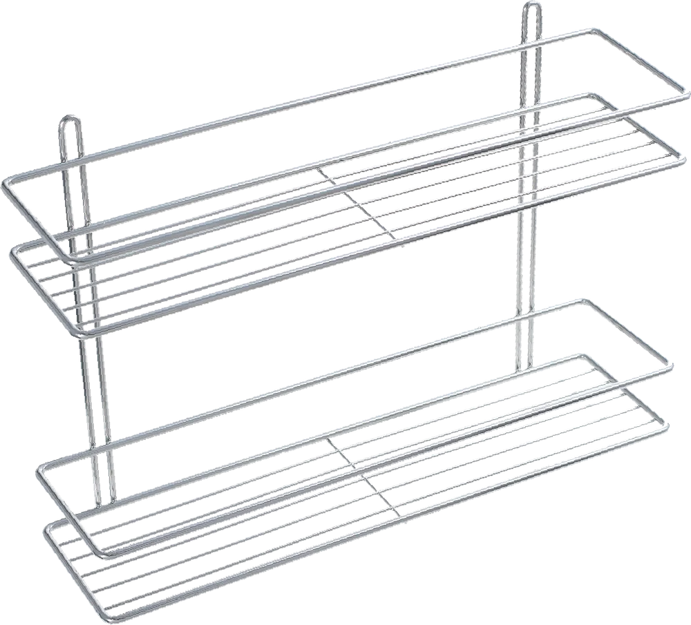 Полка Fixsen FX-730-2 прямая, хром от магазина ЛесКонПром.ру