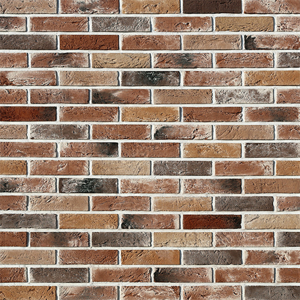 Фасадная плитка Дерри брик микс упаковка 0,62 м2 от магазина ЛесКонПром.ру
