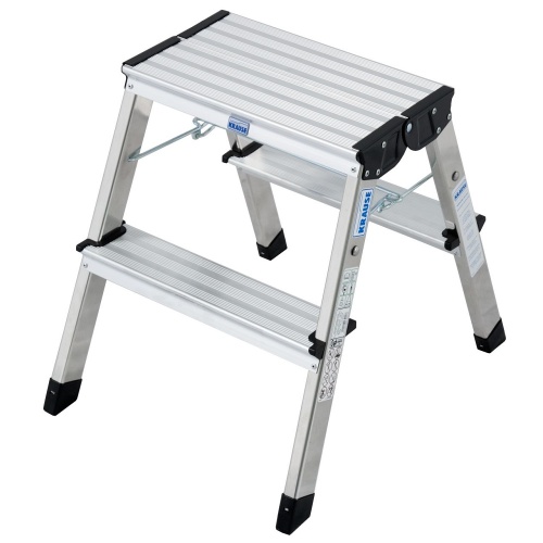 Стремянка алюминиевая двухсторонняя Krause Treppy 2х2 ступени (арт. 130013) от магазина ЛесКонПром.ру