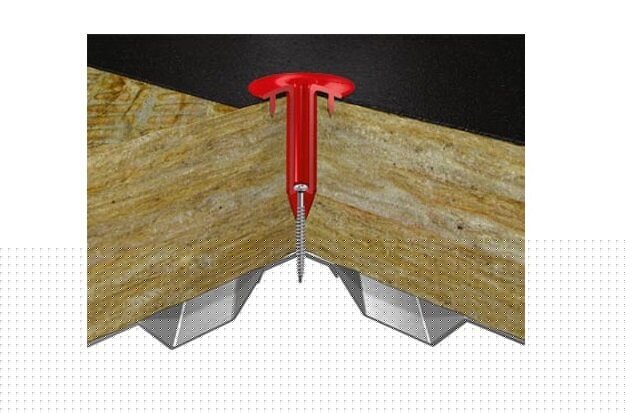 Дюбель тарельчатый кровельный РОКС 20 50х20 мм 1500 шт от магазина ЛесКонПром.ру