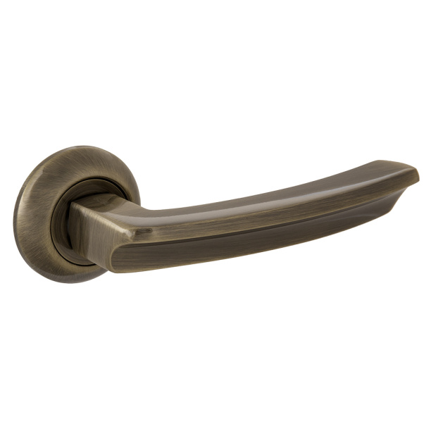 Дверные ручки Megapolis Dubai 0893 бронза от магазина ЛесКонПром.ру