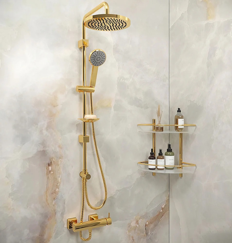 Душевая система Shouder Delta 9062506 Золото от магазина ЛесКонПром.ру